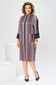 Платье Romanovich Style 1-2459 серо-розовый - фото 3