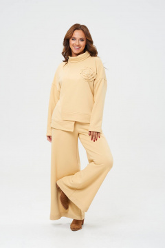 Брюки, джемпер Anastasia 1152.1 слоновая кость - фото 3