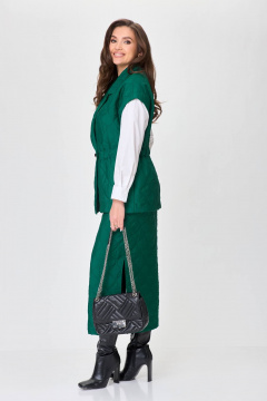 Жилет, юбка Anastasia 1171.1 зеленый - фото 3
