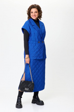 Жилет, юбка Anastasia 1171.1 индиго - фото 2