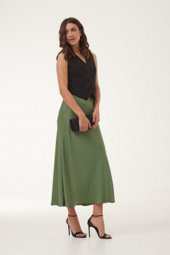 Юбка T.N.D М347 хаки - фото 3