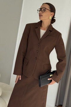 Жакет DAVA 3235 шоколад - фото 5