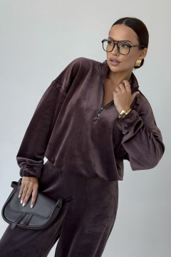 Брюки, джемпер DAVA 2234 шоколадный - фото 5