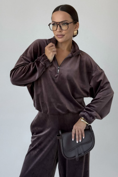 Брюки, джемпер DAVA 2234 шоколадный - фото 4