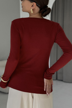 Джемпер DAVA 4230 бордо - фото 4