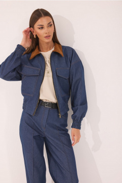 Жакет N.O.W. 1606 синий - фото 4