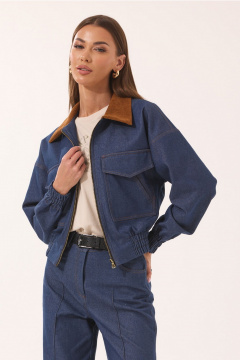 Жакет N.O.W. 1606 синий - фото 3