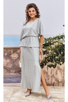 Платье Vittoria Queen 26283 серебро - фото 1