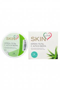 Крем для лица Belkosmex SKIN LOVE Крем-гель с алоэ вера - фото 1