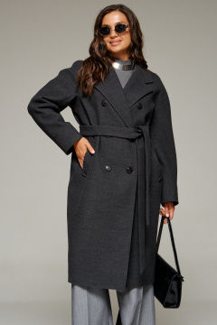 Пальто Beautiful&Free 7031 графит - фото 4