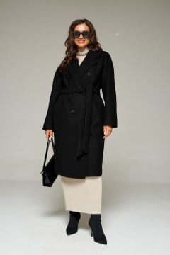 Пальто Beautiful&Free 7031 черный - фото 1