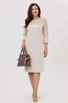 Платье Mislana 1244 ваниль - фото 5