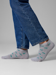 Носки Mark Formelle 104K-2734/24104K серый_меланж_рис.2734 - фото 1