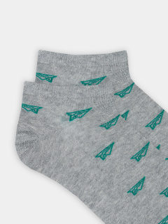 Носки Mark Formelle 104K-2734/24104K серый_меланж_рис.2734 - фото 5