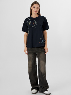 Футболка Mark Formelle 112678/25-38245П-0 черный_печать17_3_сл_на_пол_3_сл_на_ПР_рукаве_Д - фото 2