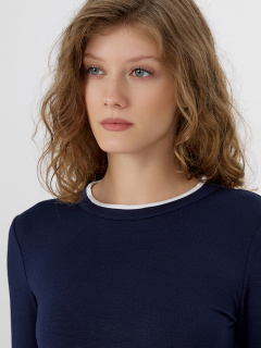 Платье Mark Formelle 154013/25-35150Ц-8 т.синий - фото 4