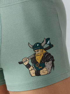 Трусы Mark Formelle 411230/25-4986П-5 зеленый_лед_печать_3_сл_на_ЛВ_пер_дет - фото 4