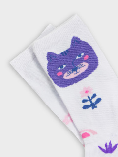 Носки Mark Formelle 430K-3063/B4-25430K-1 белый_рис.3063 - фото 2