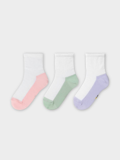 Носки Mark Formelle 444A-3078/B3-253444A белый_розовый_св.эвкалипт_св.лаванда_рис.3078 - фото 1