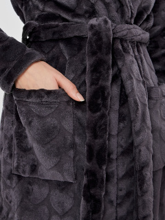 Халат Mark Formelle 552278/25-36110ПП-15 серые_сердечки - фото 5