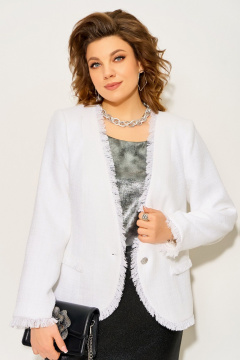 Блуза, жакет, юбка Fita 4052 черно-белый - фото 5