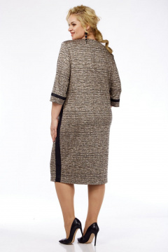 Платье СиБон 0258 коричневый - фото 3