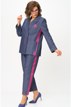 Жакет Andina city 4018-25 синий - фото 3