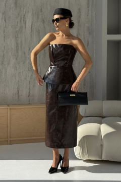 Юбка DAVA 5223 шоколад - фото 3