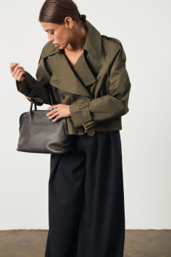 Тренч ATTIKA А3317 зеленый - фото 3