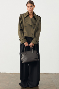 Тренч ATTIKA А3317 зеленый - фото 1