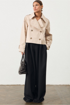 Тренч ATTIKA А3317-2 бежевый - фото 3