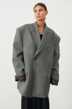 Жакет ATTIKA А3421 серый - фото 5