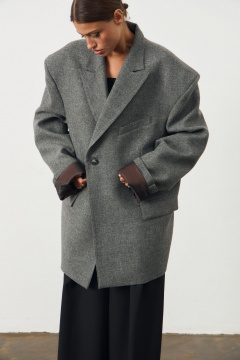 Жакет ATTIKA А3421 серый - фото 2