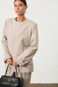 Брюки, жакет ATTIKA А3431-2 бежевый - фото 3