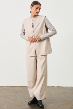 Брюки, жилет ATTIKA А3437-2 песочный - фото 1