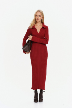 Платье THE VERY 2412 бордовый - фото 4