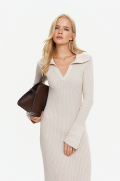 Платье THE VERY 2412 жемчужный - фото 5