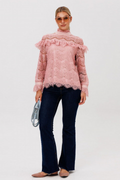 Блуза Anelli 1689 розовый_алмаз - фото 4
