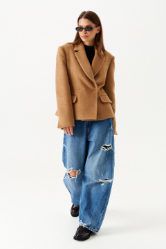 Жакет ELLETTO 3912 кэмел - фото 3