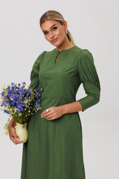 Платье Anelli 1647 дартмутский_зеленый - фото 3