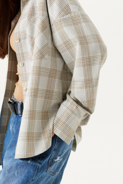 Блуза ELLETTO LIFE 3915 серый - фото 5