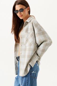 Блуза ELLETTO LIFE 3915 серый - фото 4