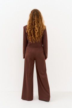 Брюки FAMA 24105-2 коричневый - фото 5