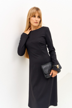 Платье FAMA 24113-1 чёрный - фото 4