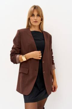 Жакет FAMA 24112 шоколад - фото 2