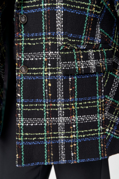 Жакет БелЭльСтиль 762-3_24_22 черный твид - фото 3