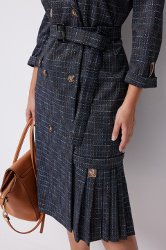 Платье Твой имидж 2237 синий - фото 5