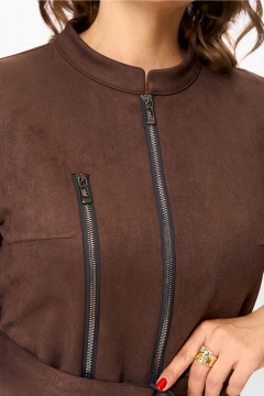 Платье, рубашка Bonna Image 861/2 коричневый - фото 4