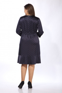 Платье Lady Style Classic 2674 темно-синий_с_бежевым - фото 2