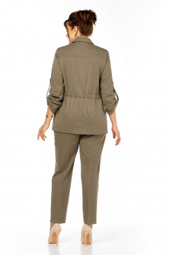 Брюки, жакет Lady Style Classic 2151/6 бежево-коричневый - фото 5